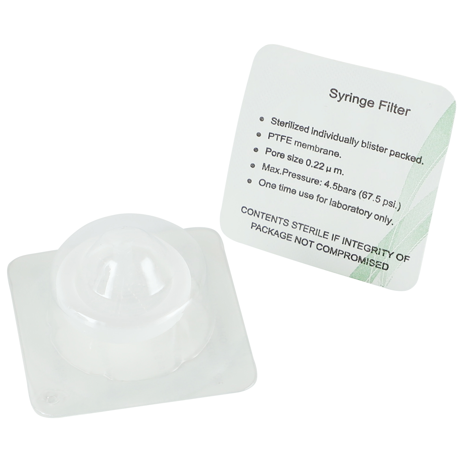 ADAMAS-BETA 15-100pcs PP Sterilized Needle Filter 0.22um 0.45um MCE Disposable Individual Package Syringe Filter Lab Experiment Accessories