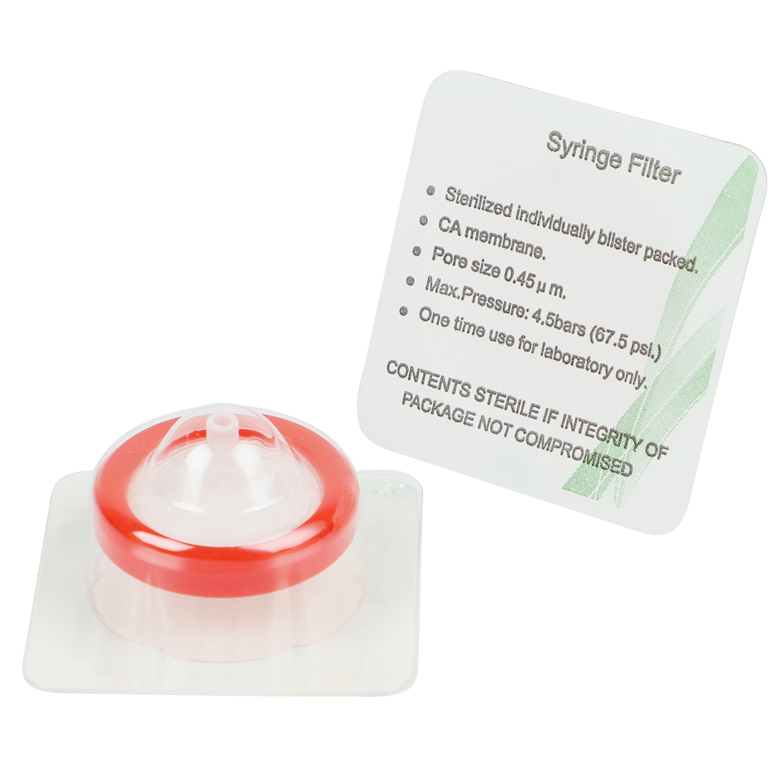 ADAMAS-BETA 15-100pcs PP Sterilized Needle Filter 0.22um 0.45um MCE Disposable Individual Package Syringe Filter Lab Experiment Accessories