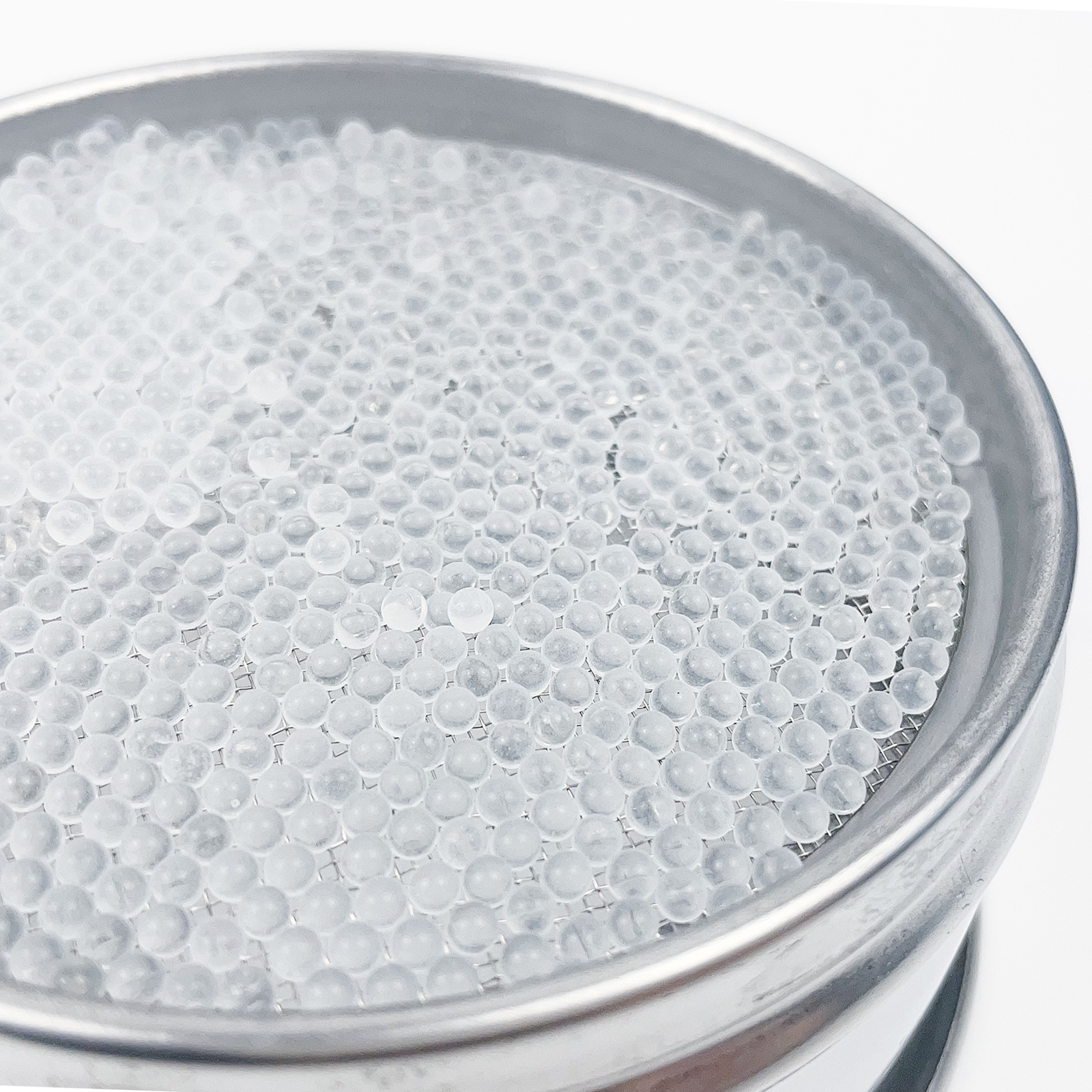 Wholesale Solid Round Clear Glass Boiling Stones Beads, 6mm Diameter, Approx 1000 Beads