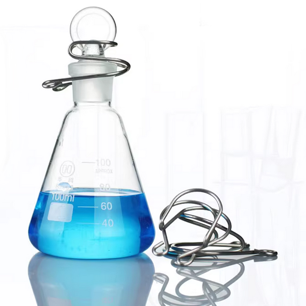 ADAMAS BETA 5pcs/Lot Stainless Steel Conical Interface Clamp 19# 24# 29# Standard Grinding Plug Clip Laboratory Fixing Sealing Clips