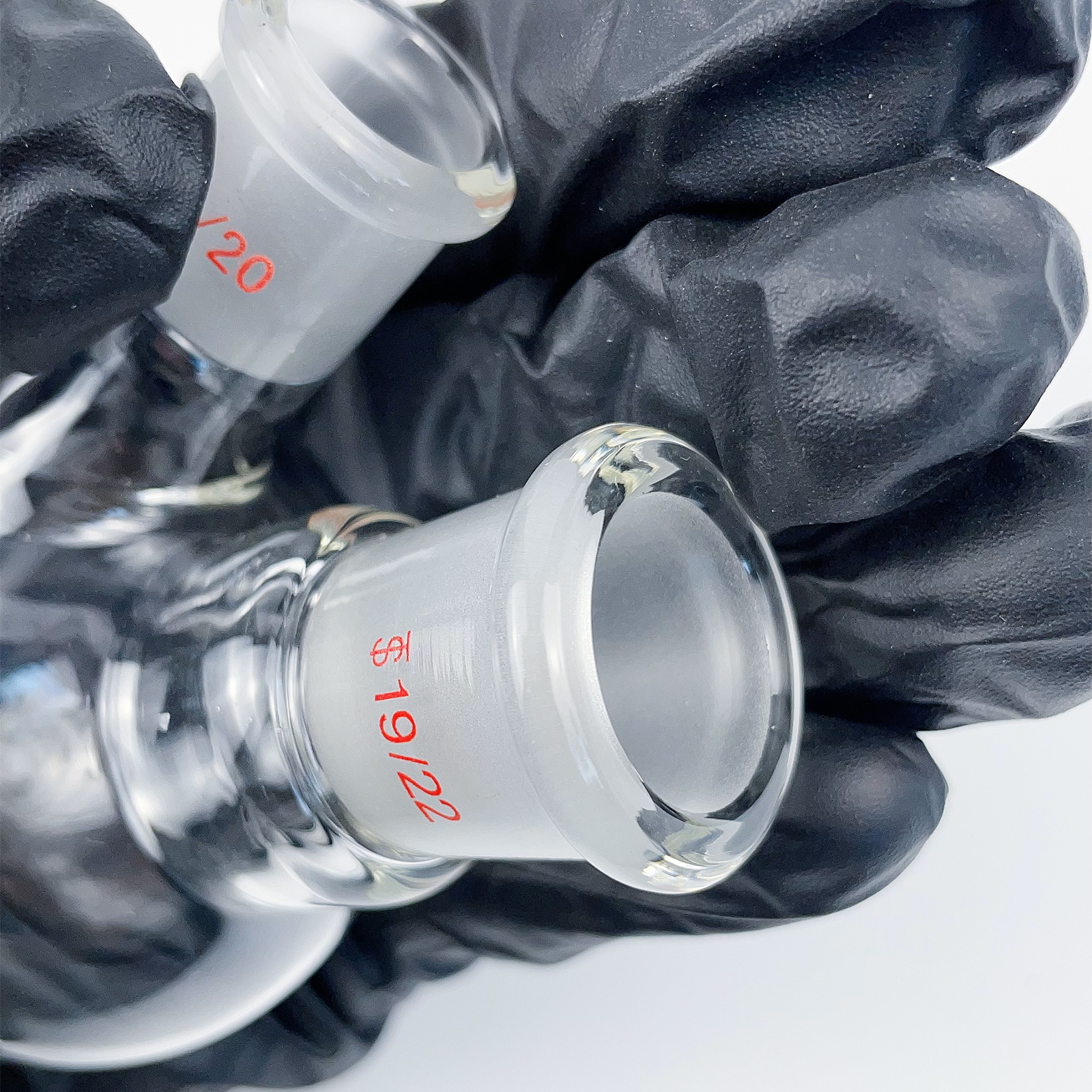 ADAMAS-BETA Two-Necked Flask Lab Glassware Spherical Bottle Round-Bottomed Grind Reaction Flasks 10-2000ml for Distillation Experiment