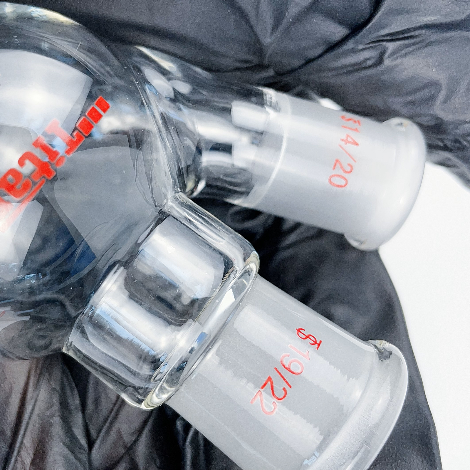 ADAMAS-BETA Two-Necked Flask Lab Glassware Spherical Bottle Round-Bottomed Grind Reaction Flasks 10-2000ml for Distillation Experiment