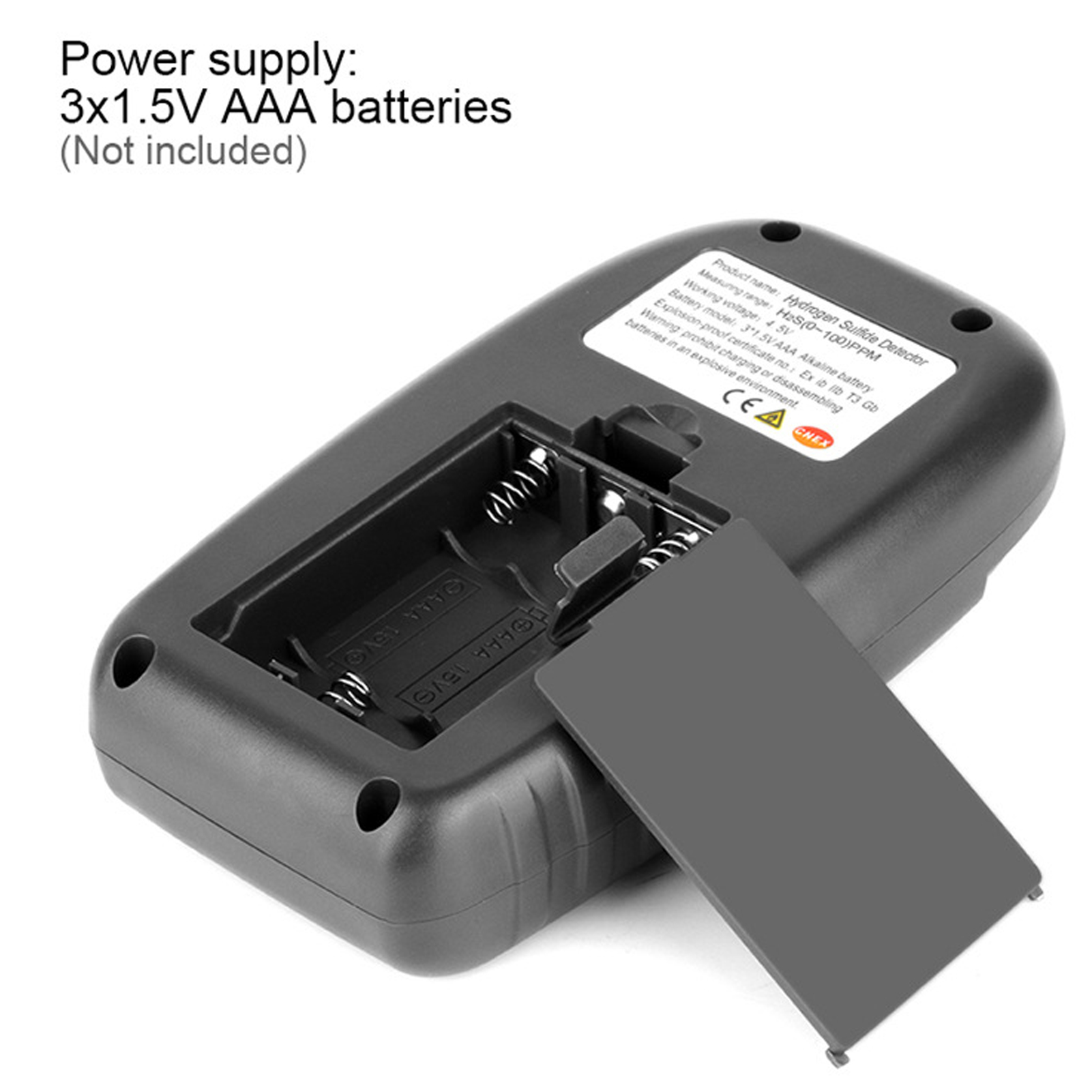 ADAMAS-BETA Portable Hydrogen Sulfide Concentration Detector Handheld VOC Detector High Sensitivity HD Screen Diaplay Laboratory Equipment