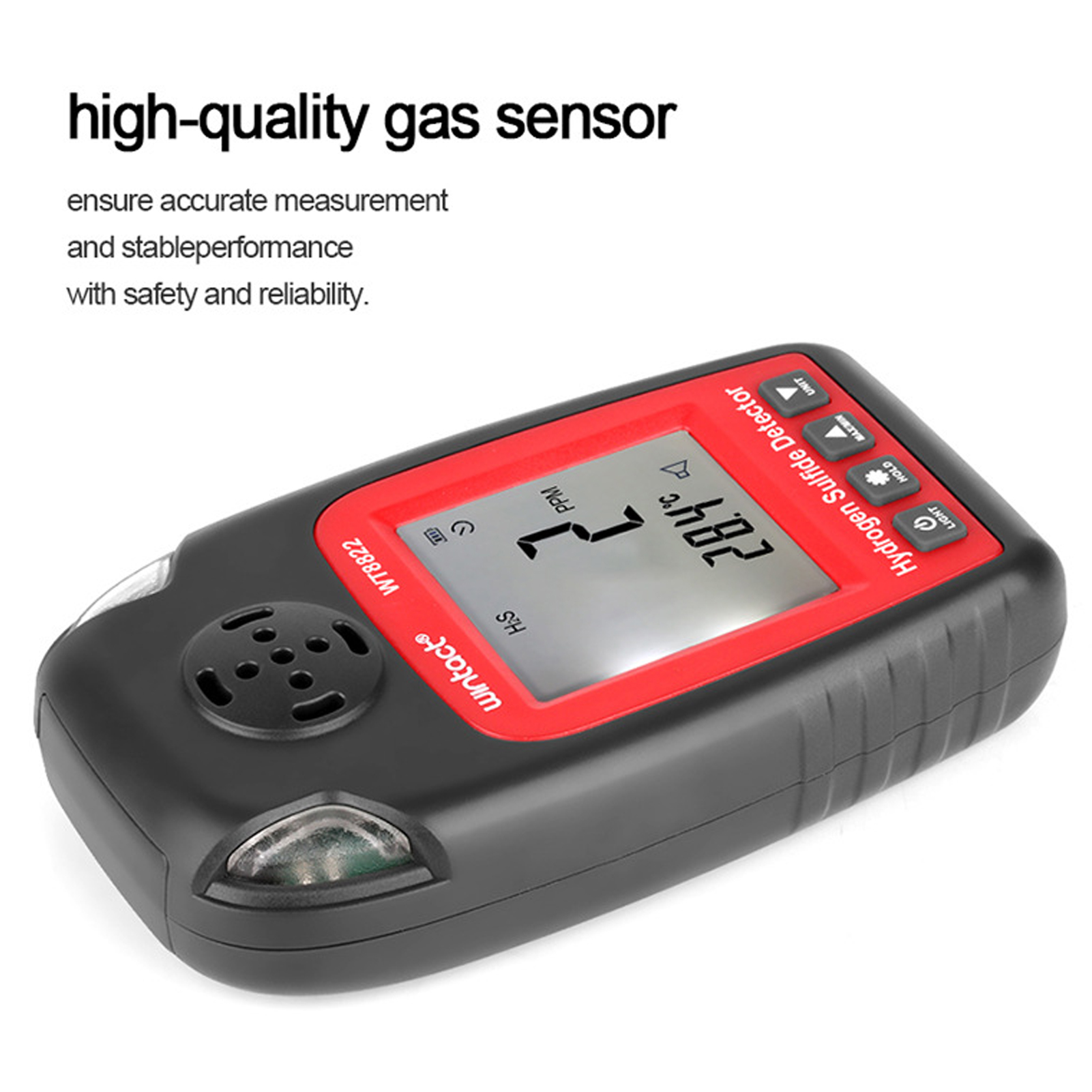 ADAMAS-BETA Portable Hydrogen Sulfide Concentration Detector Handheld VOC Detector High Sensitivity HD Screen Diaplay Laboratory Equipment