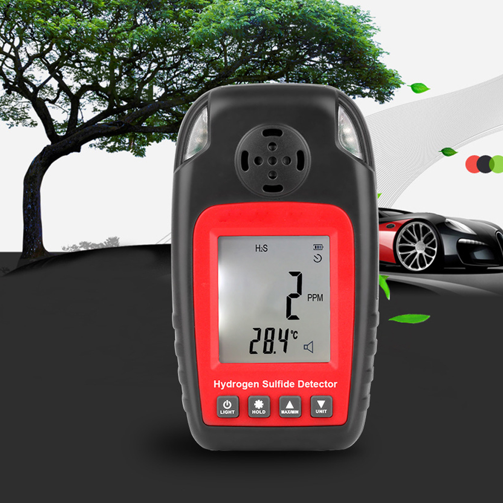 ADAMAS-BETA Portable Hydrogen Sulfide Concentration Detector Handheld VOC Detector High Sensitivity HD Screen Diaplay Laboratory Equipment