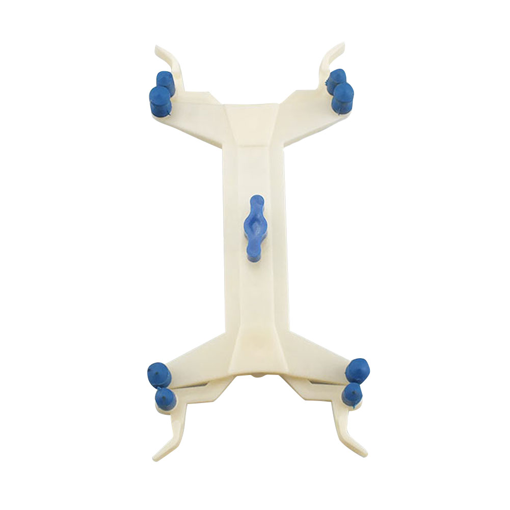 ADAMAS-BETA Aluminum Single/Double Side Burette Clip Acid Alkali Resistant Titration Clamp Butterfly Laboratory Experiment Fixing Tool