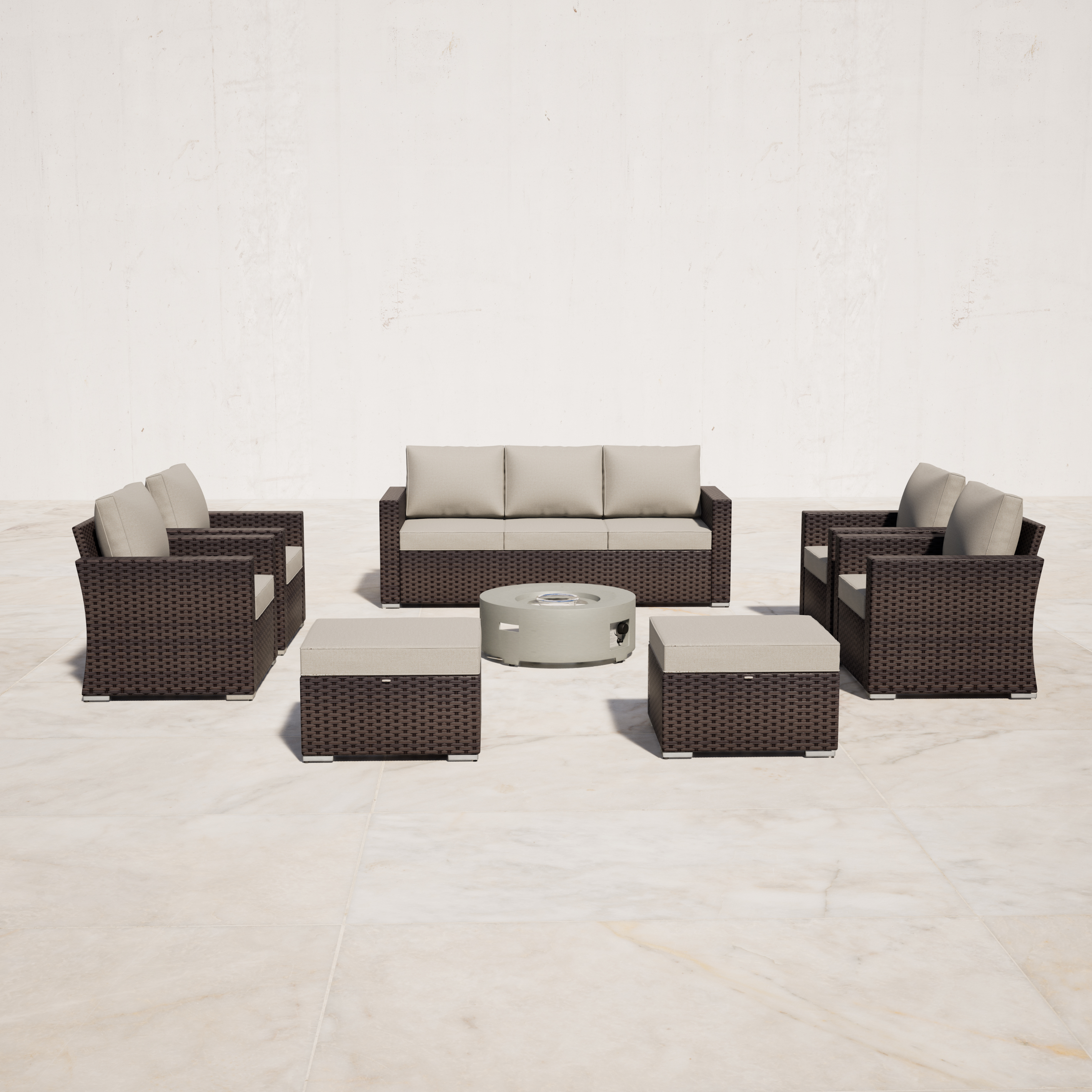 Eastlake 8 - Person Outdoor Seating Group with Cushions
