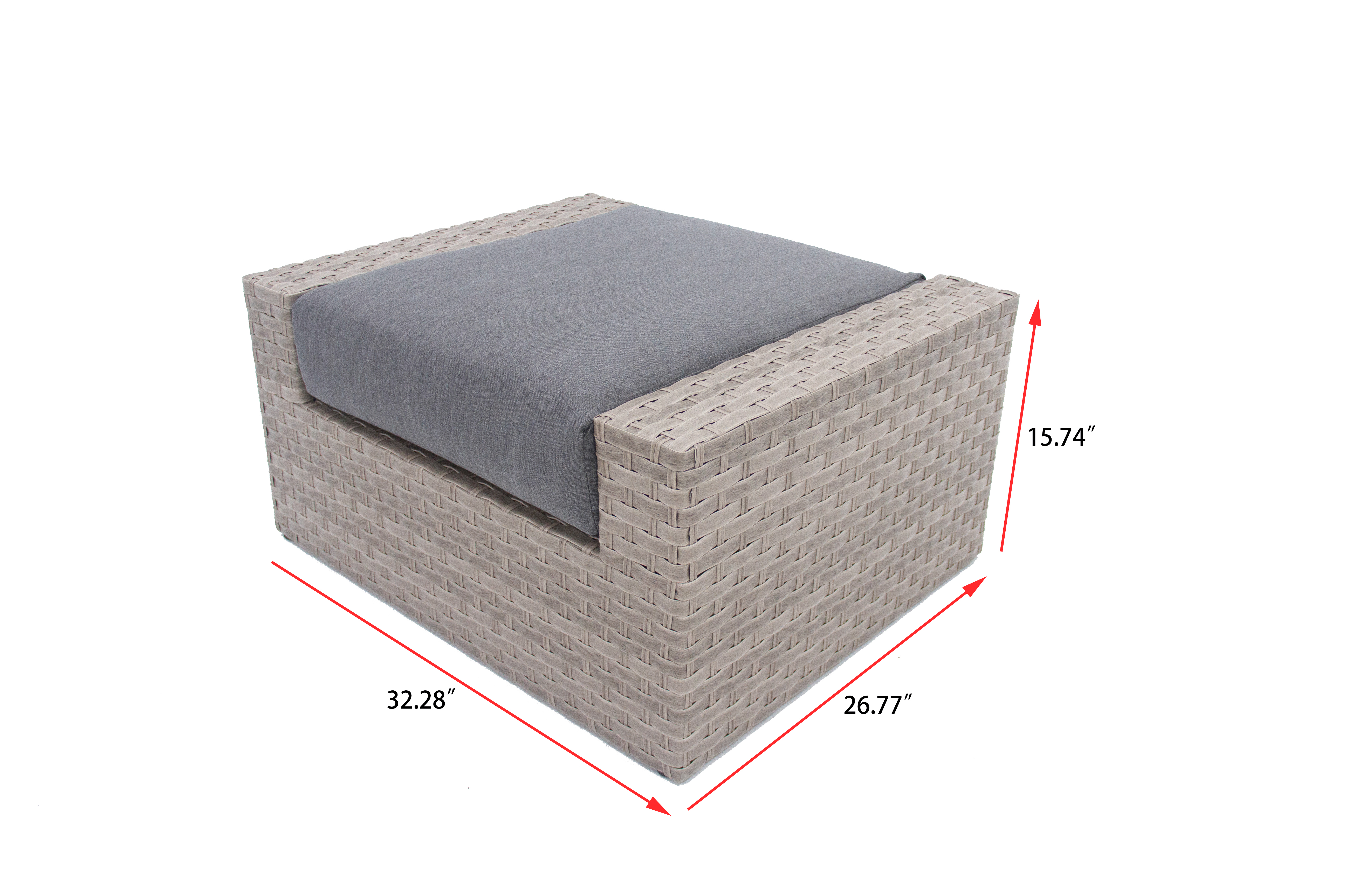 AVALON 10 Piece Wicker Conversation Sofa Set With Fire table-Egg - 6 Seat