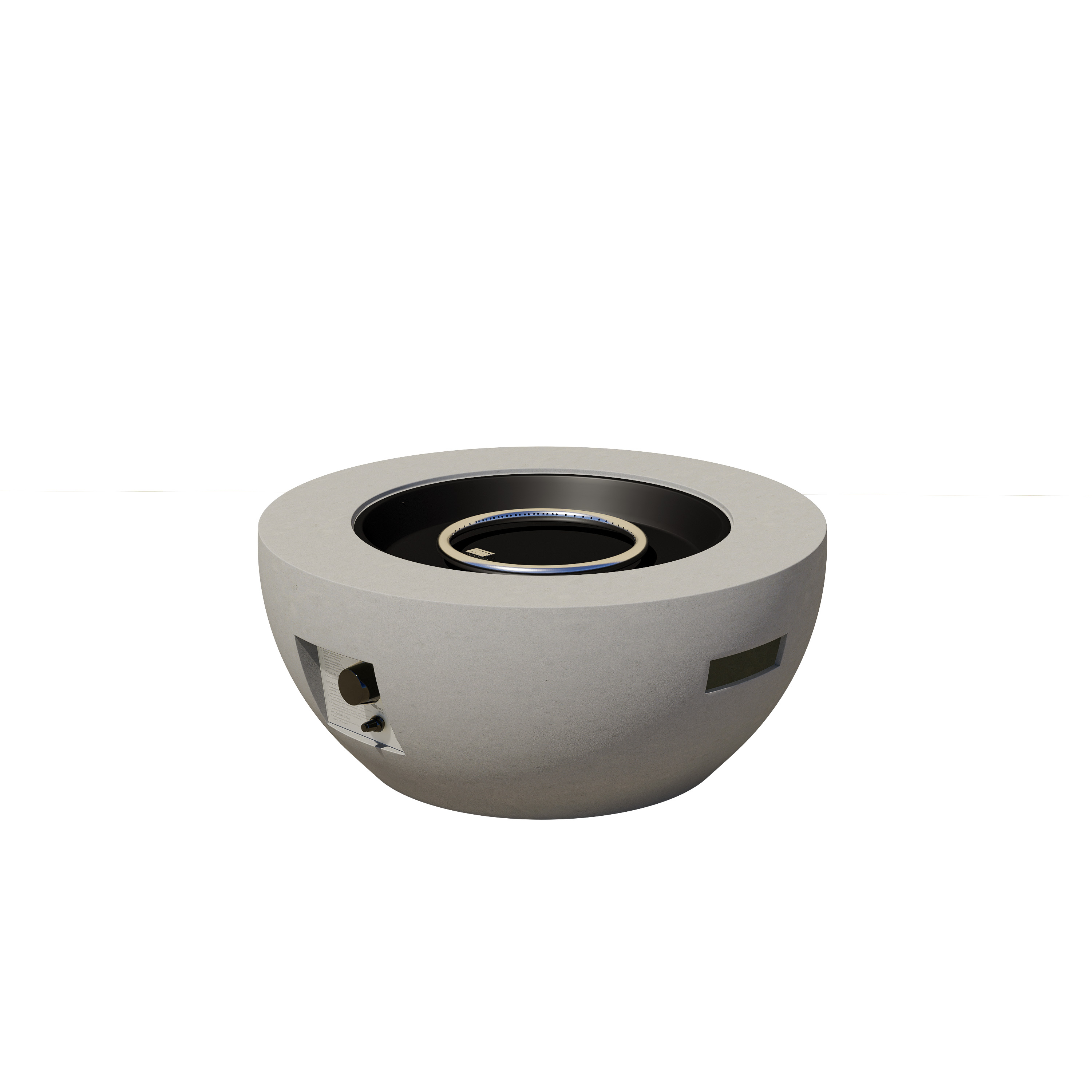 VENTURA 8 - Person Outdoor Seating Group with Cushions - Fire table-Egg