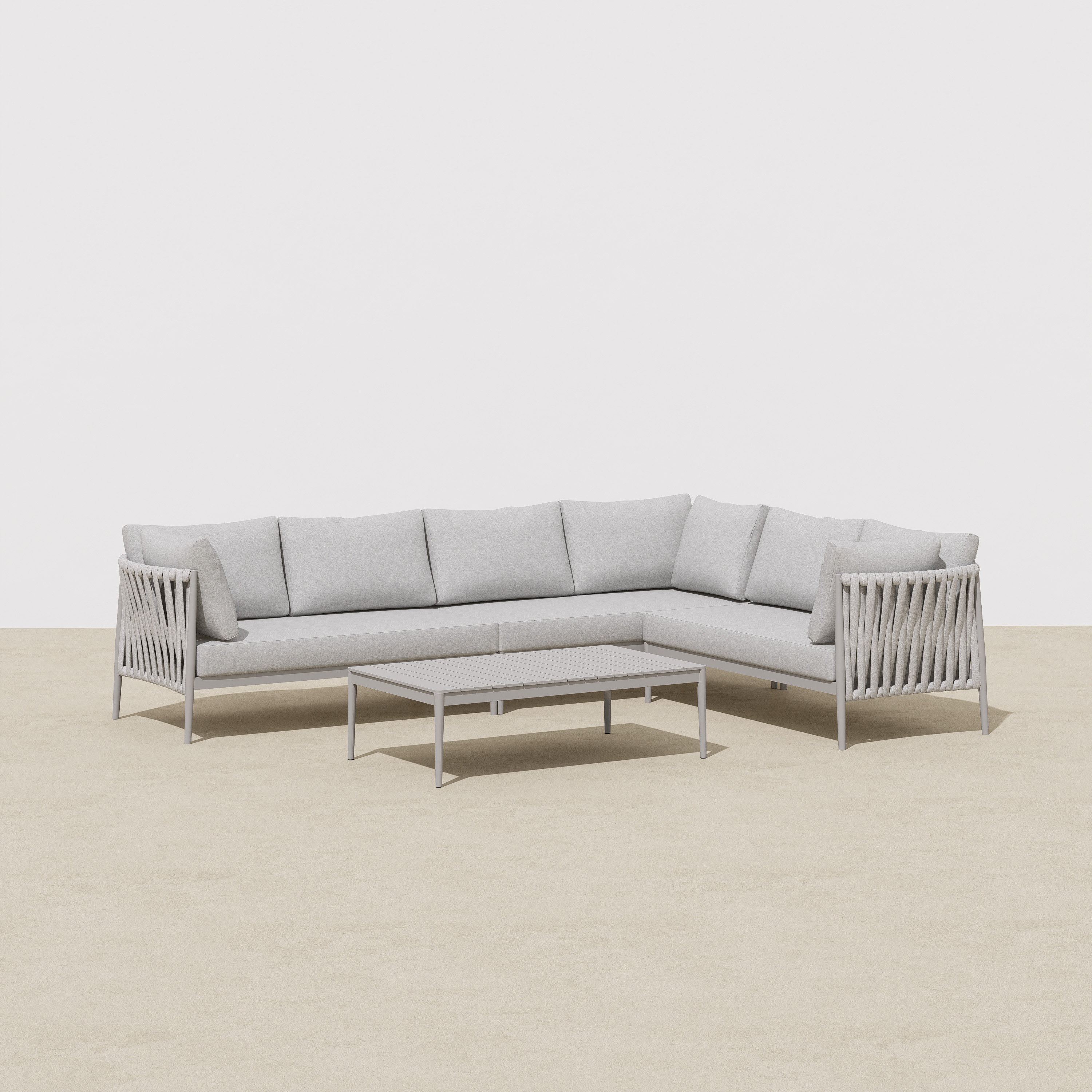 RED Aluminum High End Patio Furniture-Beige