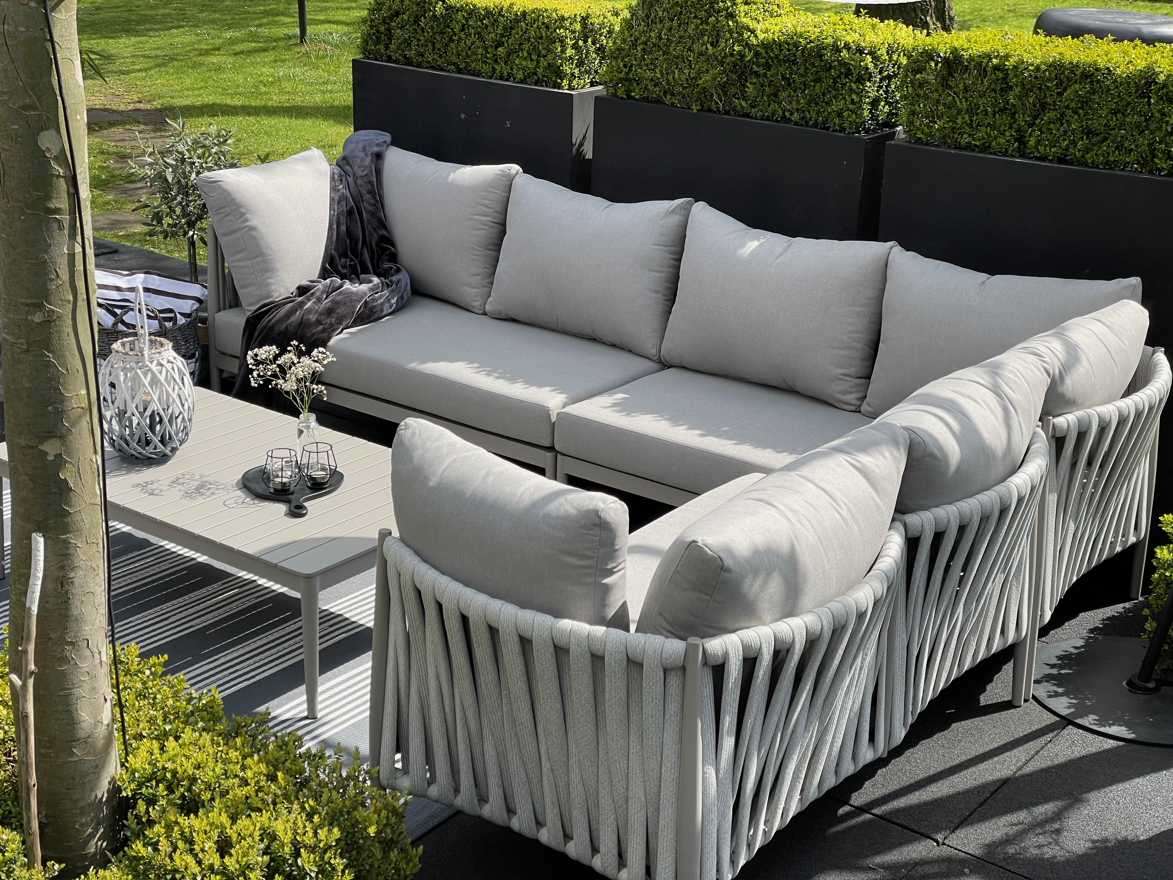 RED Aluminum High End Patio Furniture-Beige