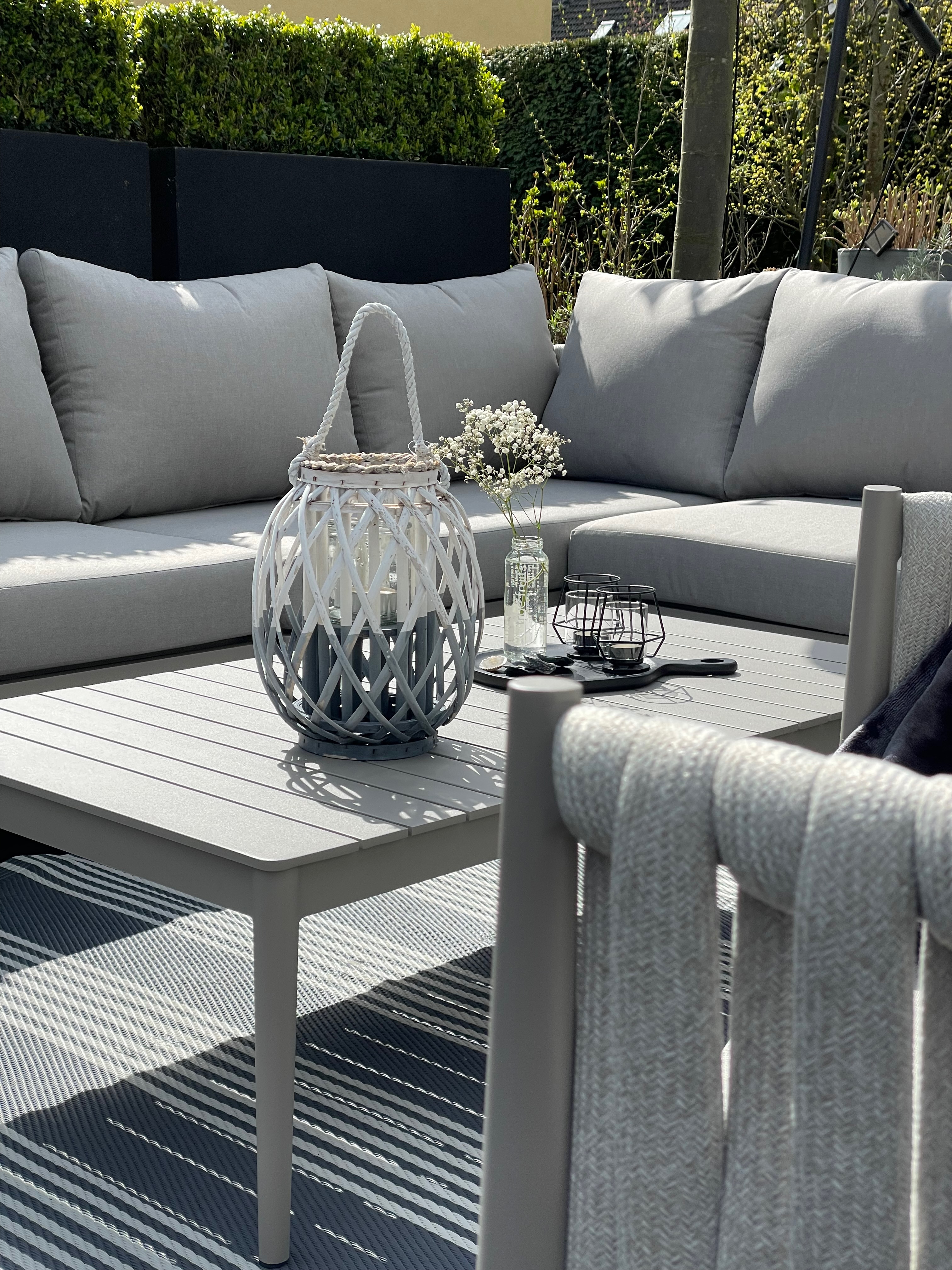 RED Aluminum High End Patio Furniture-Beige