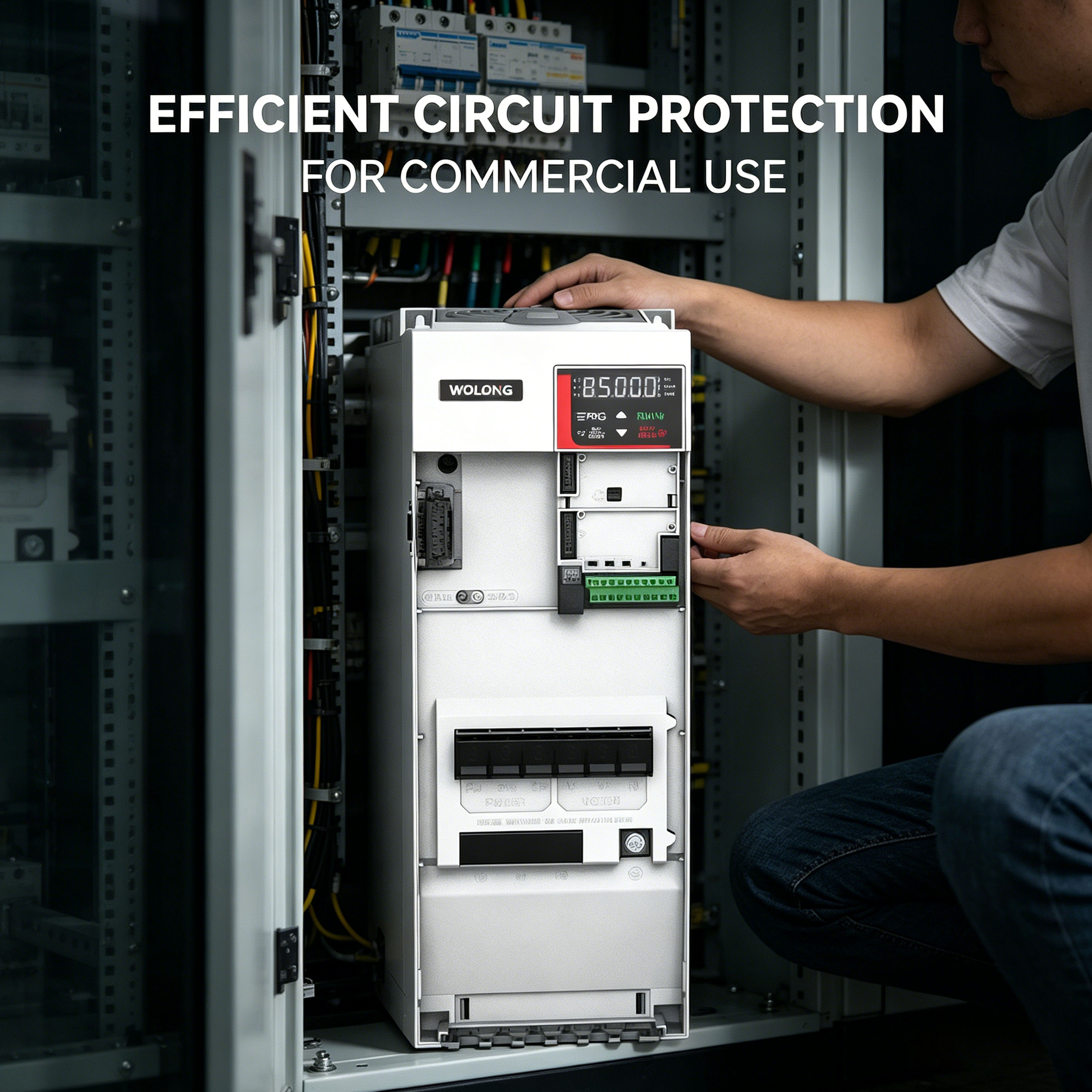 WD200-T3-037G/045P WOLONG 37kW High-Performance AC Drive VFD