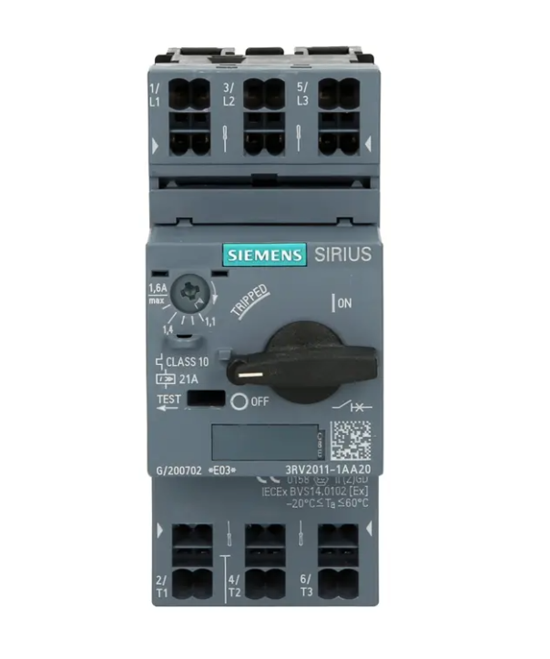 3RV2011-1AA20 Siemens Motor Protection Circuit Breaker