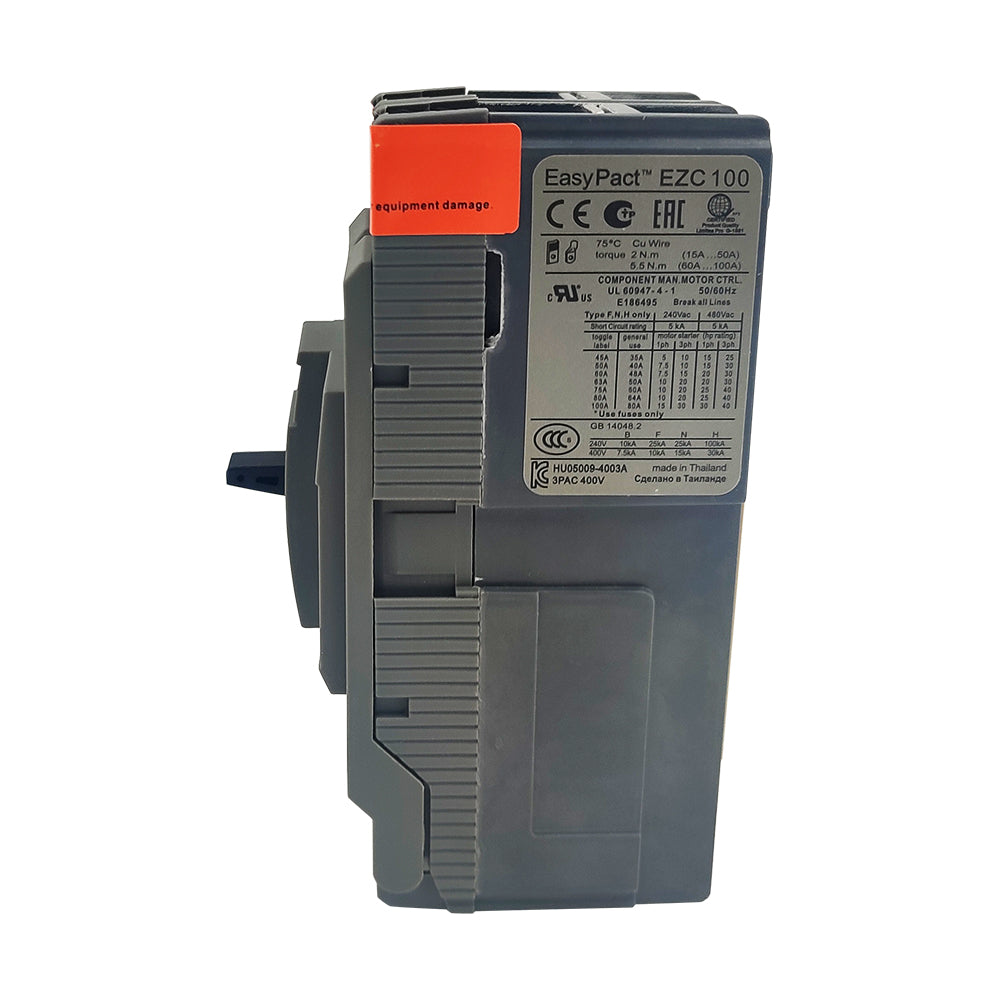 NEW EZC100H2100 Circuit breaker EasyPact EZC100H TMD 100A 2p 2d