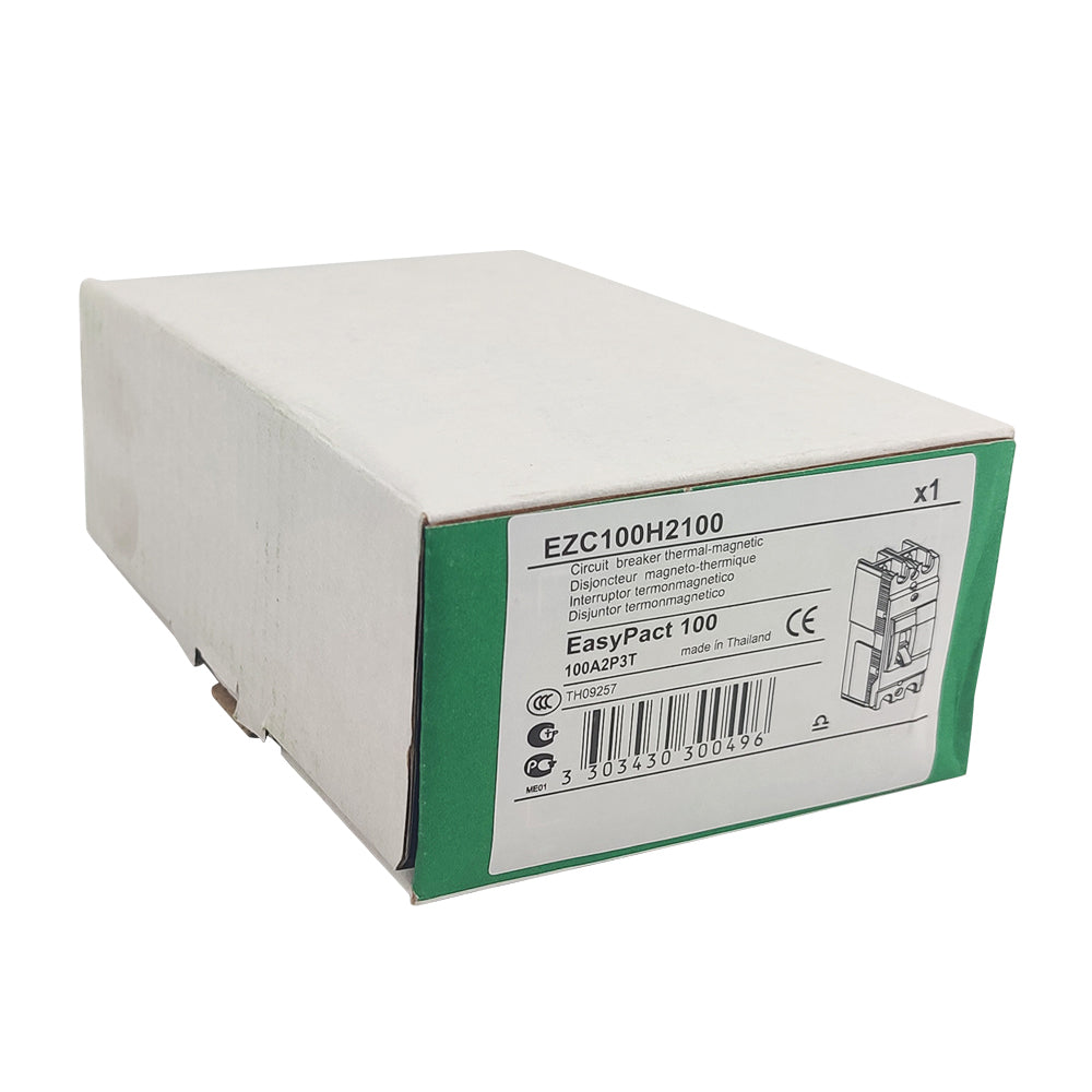 NEW EZC100H2100 Circuit breaker EasyPact EZC100H TMD 100A 2p 2d