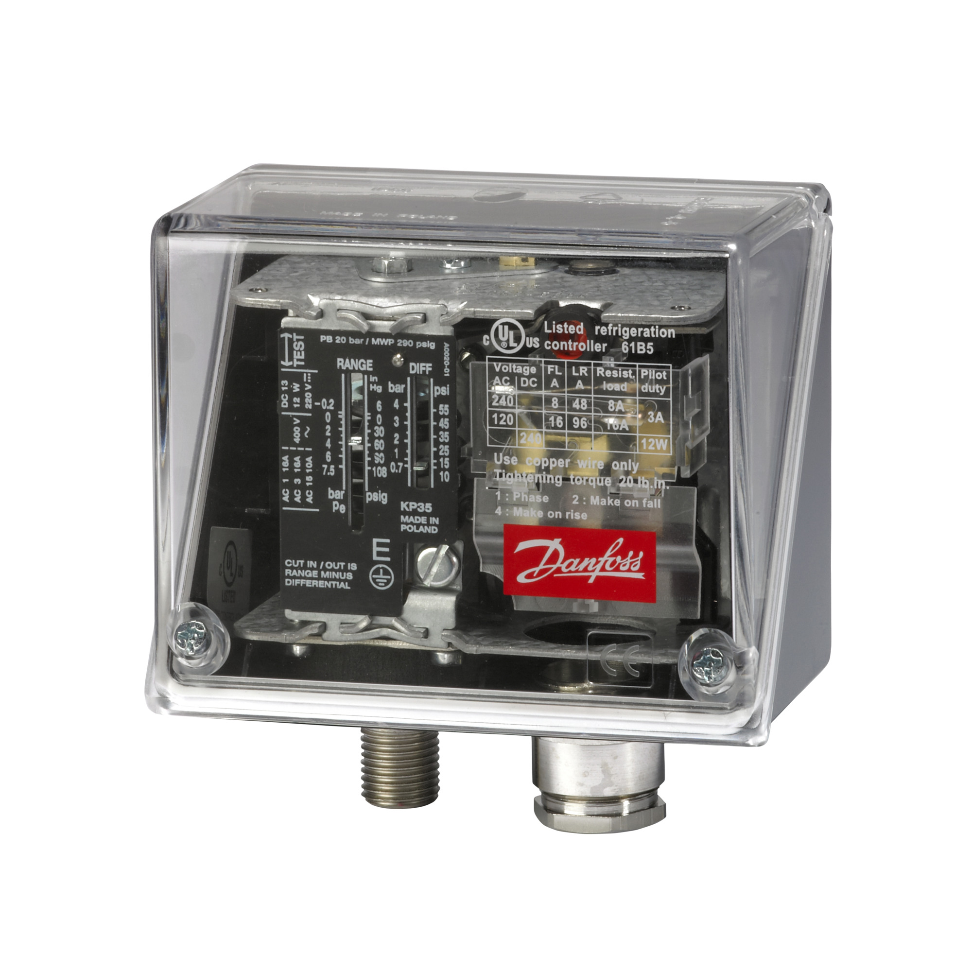060-538666 Danfoss KP35 G1/4 Automatic Reset Pressure Switch