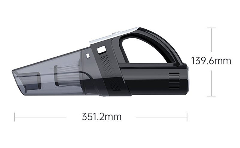 Handheld Vacuum Portable Rechargeable Car Vacuum Cleaner Cordless with 12000PA Powerful Suction for Car Home Office and Pet Hair-grikey