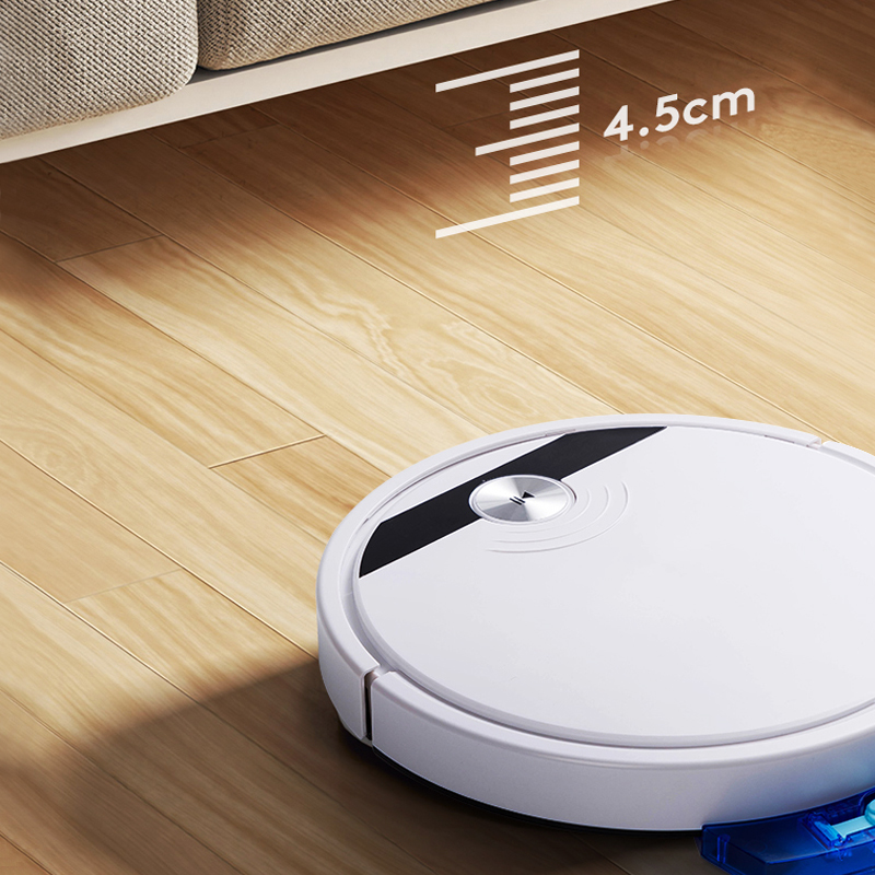 Robot Vacuum and Mop Combo Cleaner Slim Mopping Robotic Vacuum Cleaner with Water Tank for Hard Floor, Wood Floor, Pet Hair-grikey