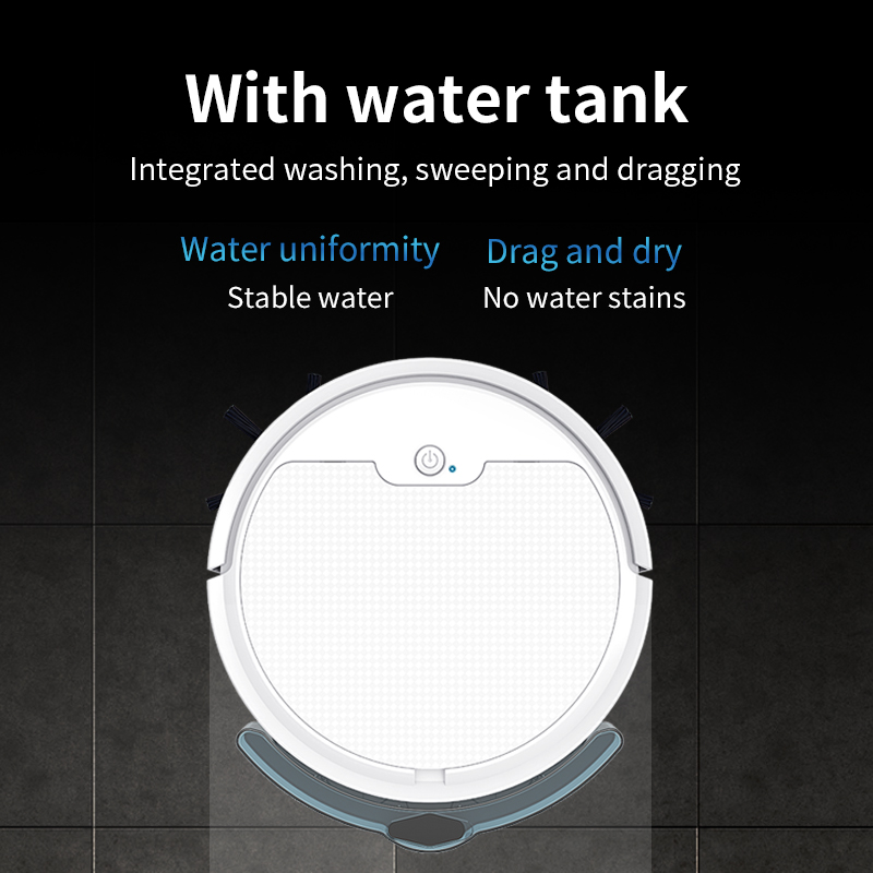 Robot Vacuum Cleaner, Robotic Vacuum and Mop Combo with Water Tank App Control, Ideal for Hard Floors Pet Hair Low Pile Carpet -grikey