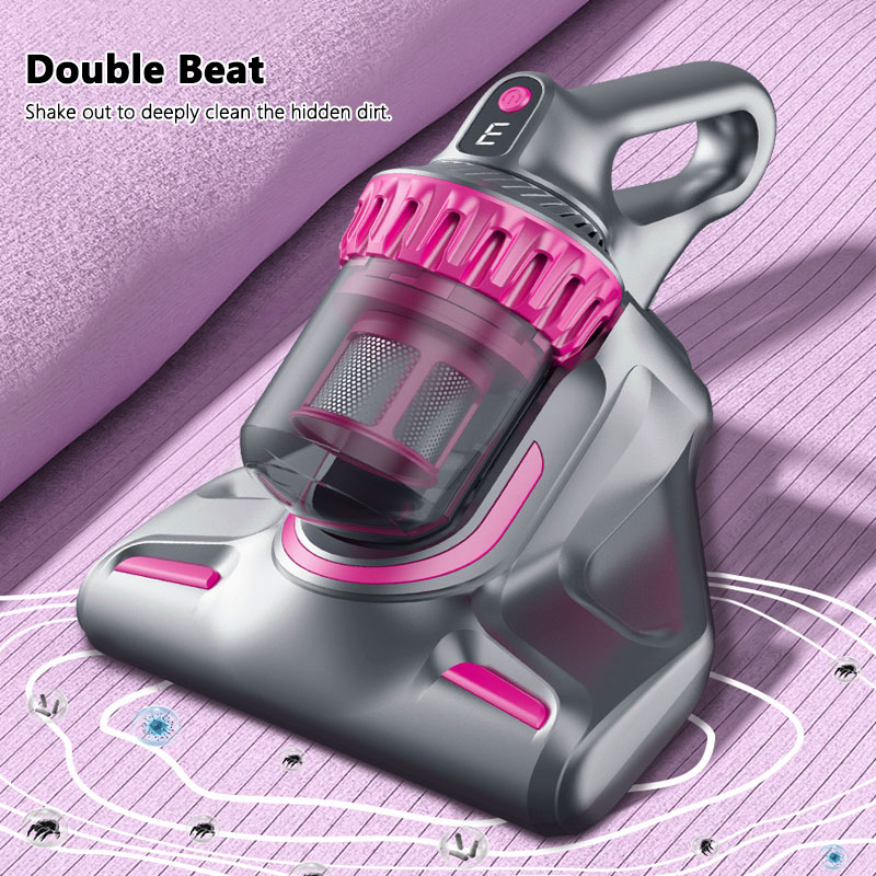 Bed Vacuum Cleaner UV-C Light Sanitizing Cordless Anti-allergen Powerful Handheld Mattress Vacuum for Bed Sofa Car Vacuuming-grikey