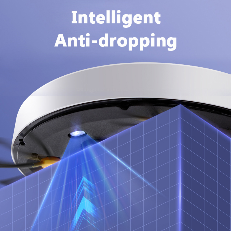 Robot Vacuum and Mop Combo Cleaner Slim Mopping Robotic Vacuum Cleaner with Water Tank for Hard Floor, Wood Floor, Pet Hair-grikey