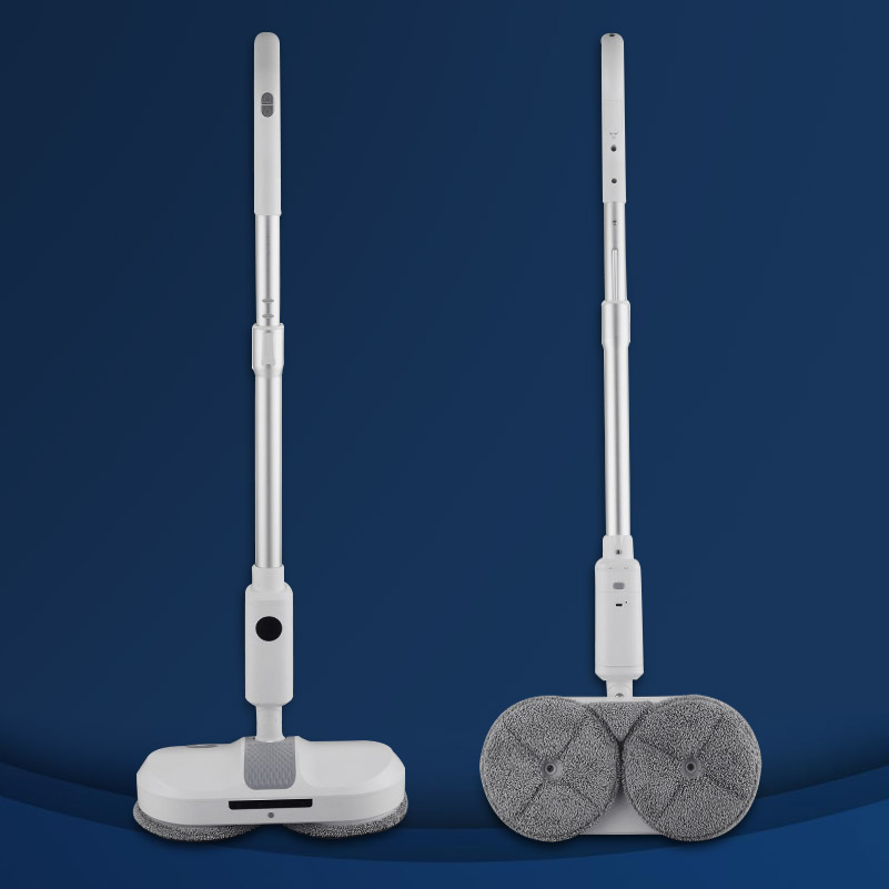 Cordless Electric Mop for Floor Cleaning Dual Spin Mop w/ LED Headlight Water Spray Water Tank Detachable Battery Self-Propelled-grikey