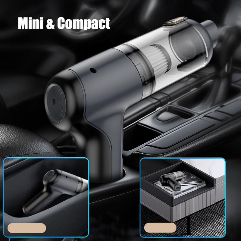  Wireless car Vacuum Cleaner Electric Air Duster USB rechargeable 8000pa strong suction 120w High Power Cordless Vaccum cleaner-grikey