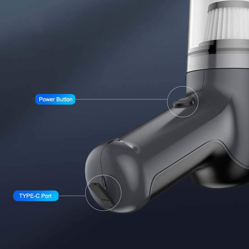  Wireless car Vacuum Cleaner Electric Air Duster USB rechargeable 8000pa strong suction 120w High Power Cordless Vaccum cleaner-grikey