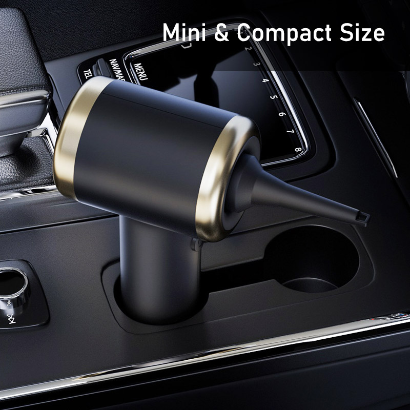 Car Vacuum Cleaner Wireless Portable Handheld Vacuum & Air Duster Cordless Rechargeable Hand Held Vacuums for Car Home Pet Hair-grikey