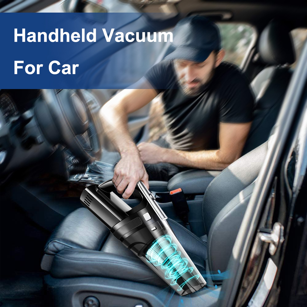 GRIKEY Car Vacuum Cleaner 12V Cord Vacuum Cleaner for Car Black