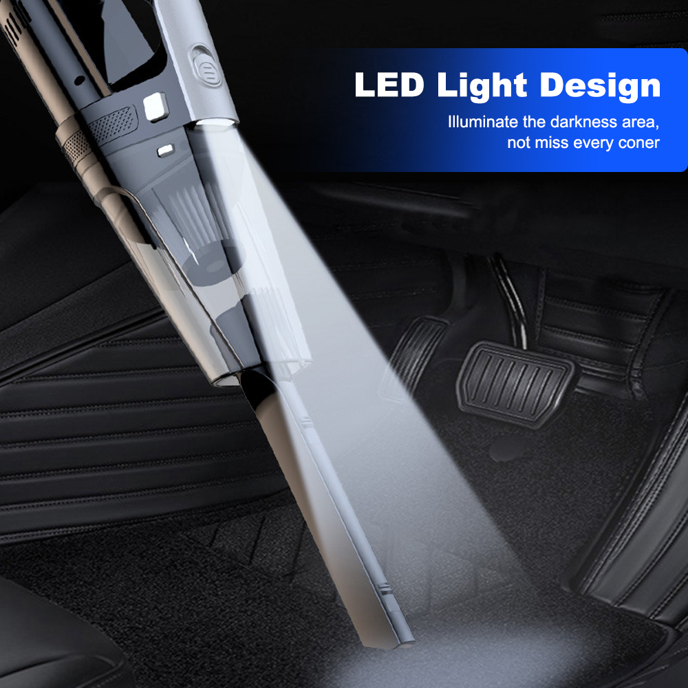 GRIKEY Car Vacuum Cleaner 12V Cord Vacuum Cleaner for Car Black