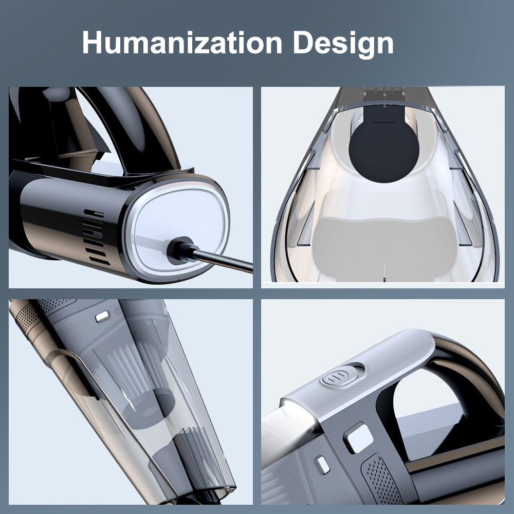 GRIKEY Car Vacuum Cleaner 12V Cord Vacuum Cleaner for Car Black