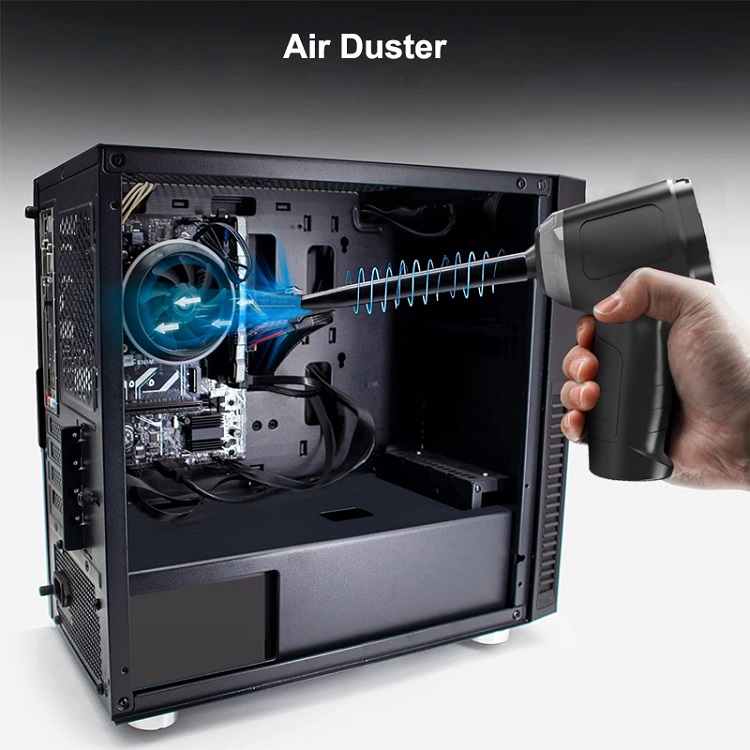 2 In 1 Rechargeable Blower Car Wireless Cleaner for Car Desk Vacuum Cleaner Air Duster Mini Vacuum Cleaner Very Powerful Wireless Hand Vacuum Cleaner-grikey