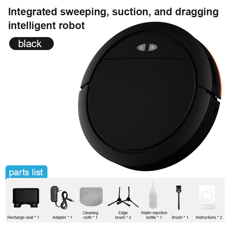 Smart Robot Vacuum Cleaner for Home Vacuum Cleaner Robot Wireless Wet Dry Vacuum Cleaner Remote Control Automatic Sterilization Sweeper
