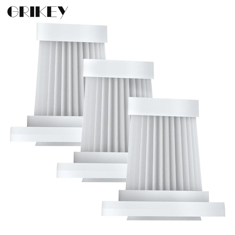 3pcs GRIKEY Car Vacuum Cleaner filter For Vacuum Cleaner Hepa filter for Vacuum Cleaners Spare Filter-grikey