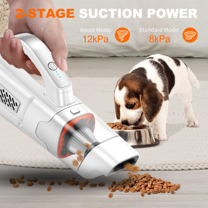 Vacuum Cleaner Cordless 2 Model Portable Rechargeable Car Vacuum Cleaner 12000PA Powerful Suction for Car Home Office Pet Hair-grikey