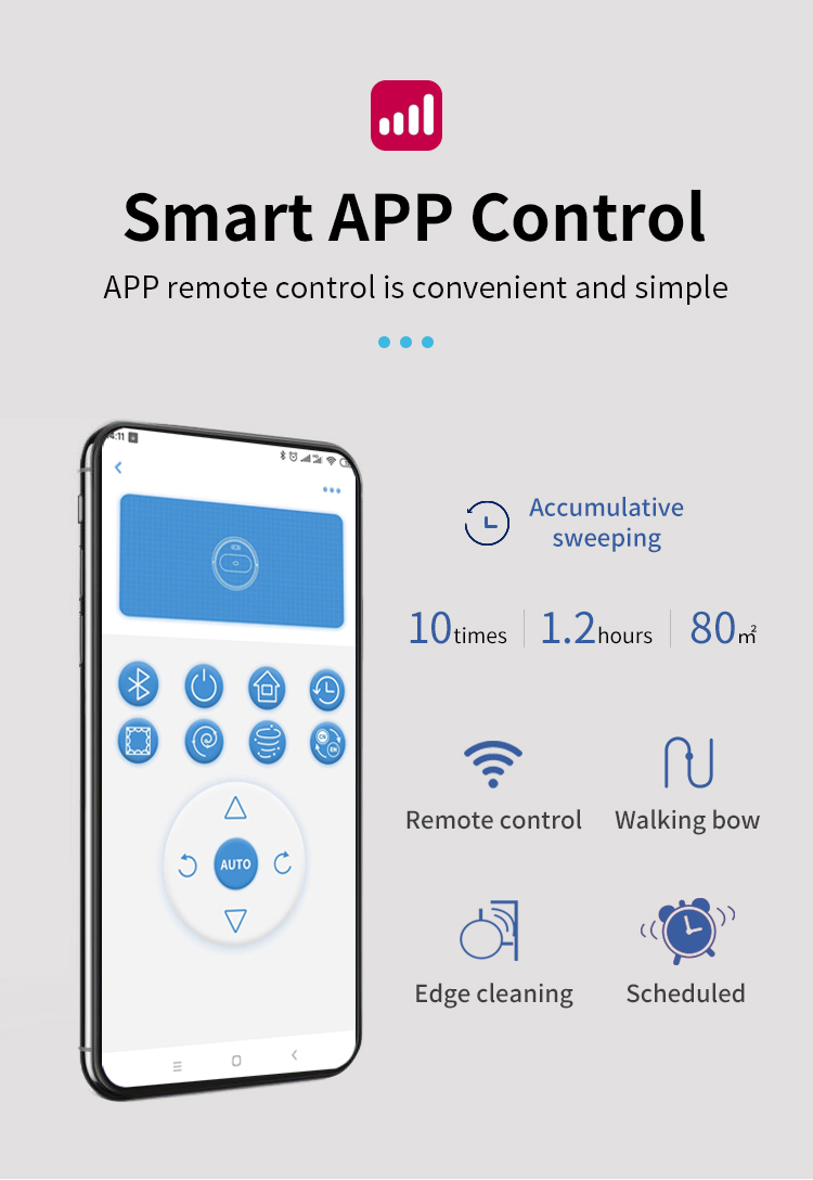 Robot Vacuum Cleaner, Robotic Vacuum and Mop Combo with Water Tank, App Control, Ideal for Hard Floors Pet Hair Low Pile Carpet -grikey