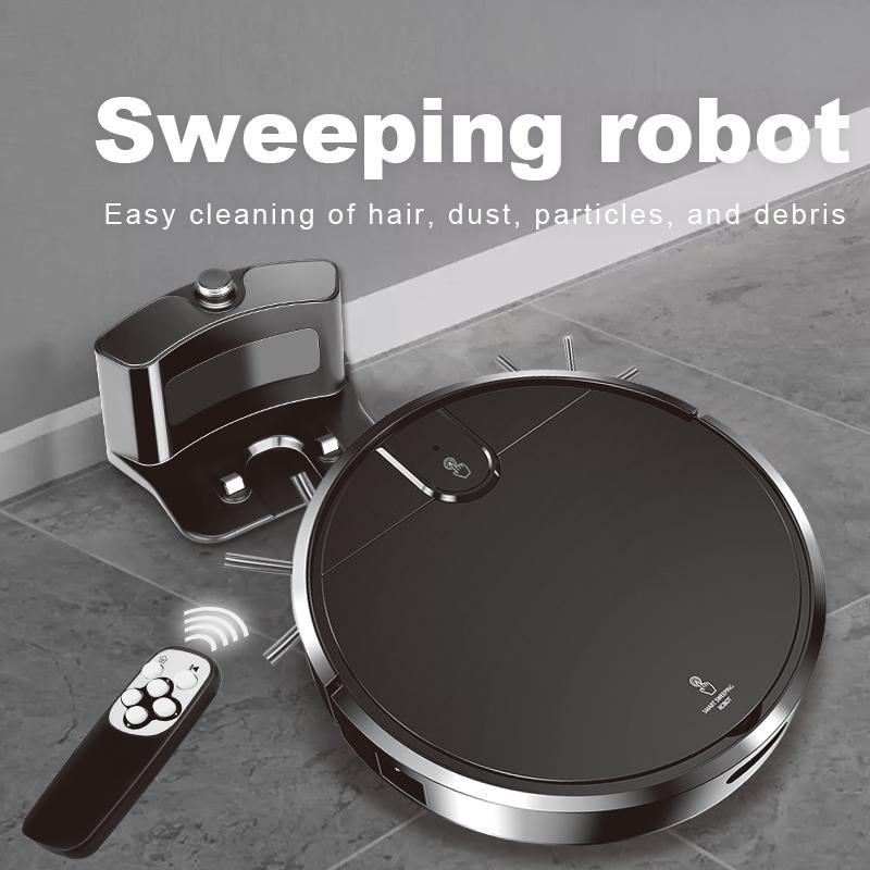 Smart Sweeping Robot Vacuum Cleaner with Remote Control and Automatic Recharging Features