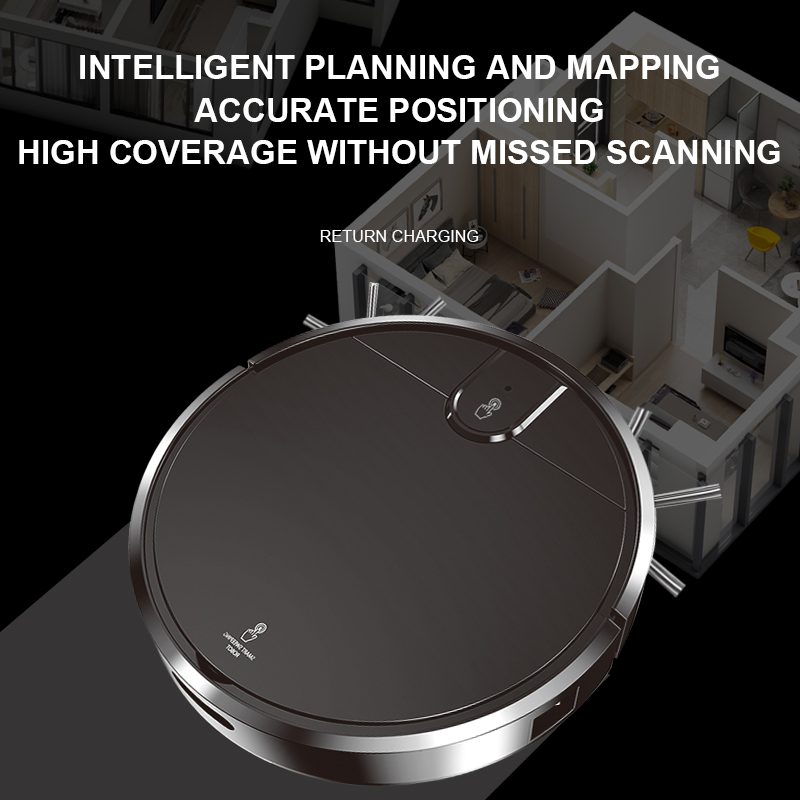 Smart Sweeping Robot Vacuum Cleaner with Remote Control and Automatic Recharging Features