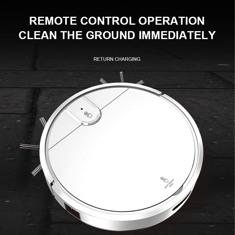 Smart Sweeping Robot Vacuum Cleaner with Remote Control and Automatic Recharging Features
