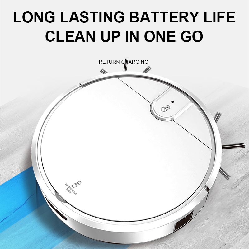 Smart Sweeping Robot Vacuum Cleaner with Remote Control and Automatic Recharging Features