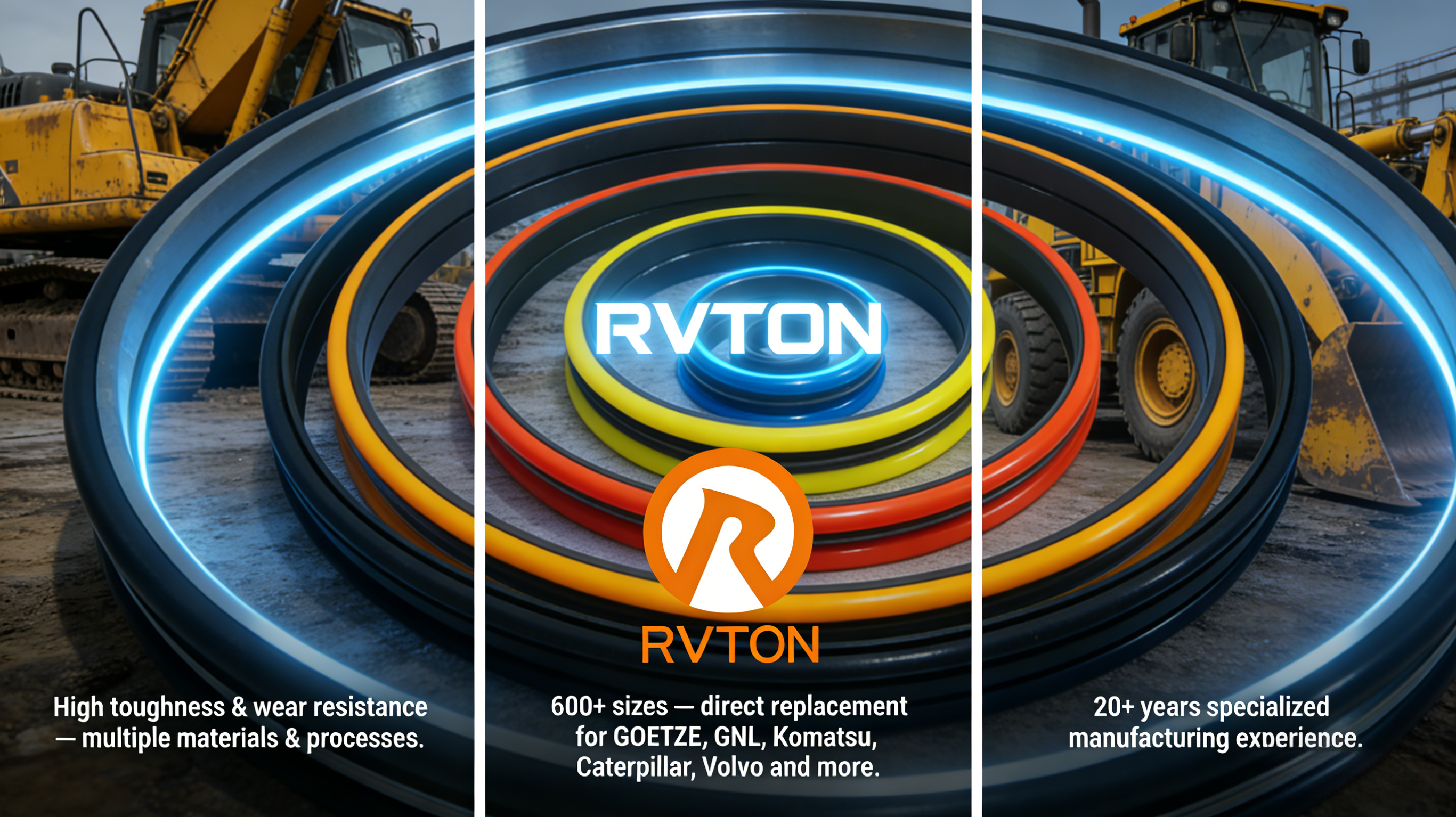 RVTON FLOATING SEAL DUO CONE SEAL FACTORY