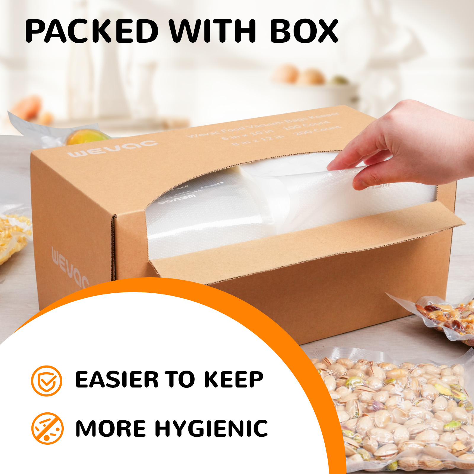 Wevac Vacuum Sealer Bags - Thumbnail 2