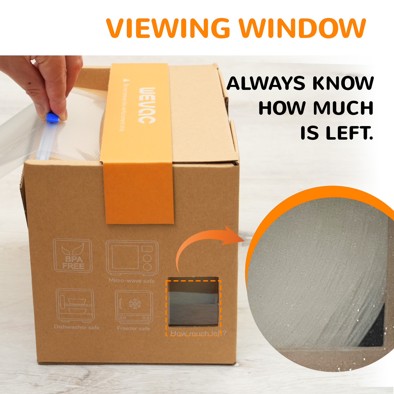 Wevac Vacuum Sealer Roll - Thumbnail 4