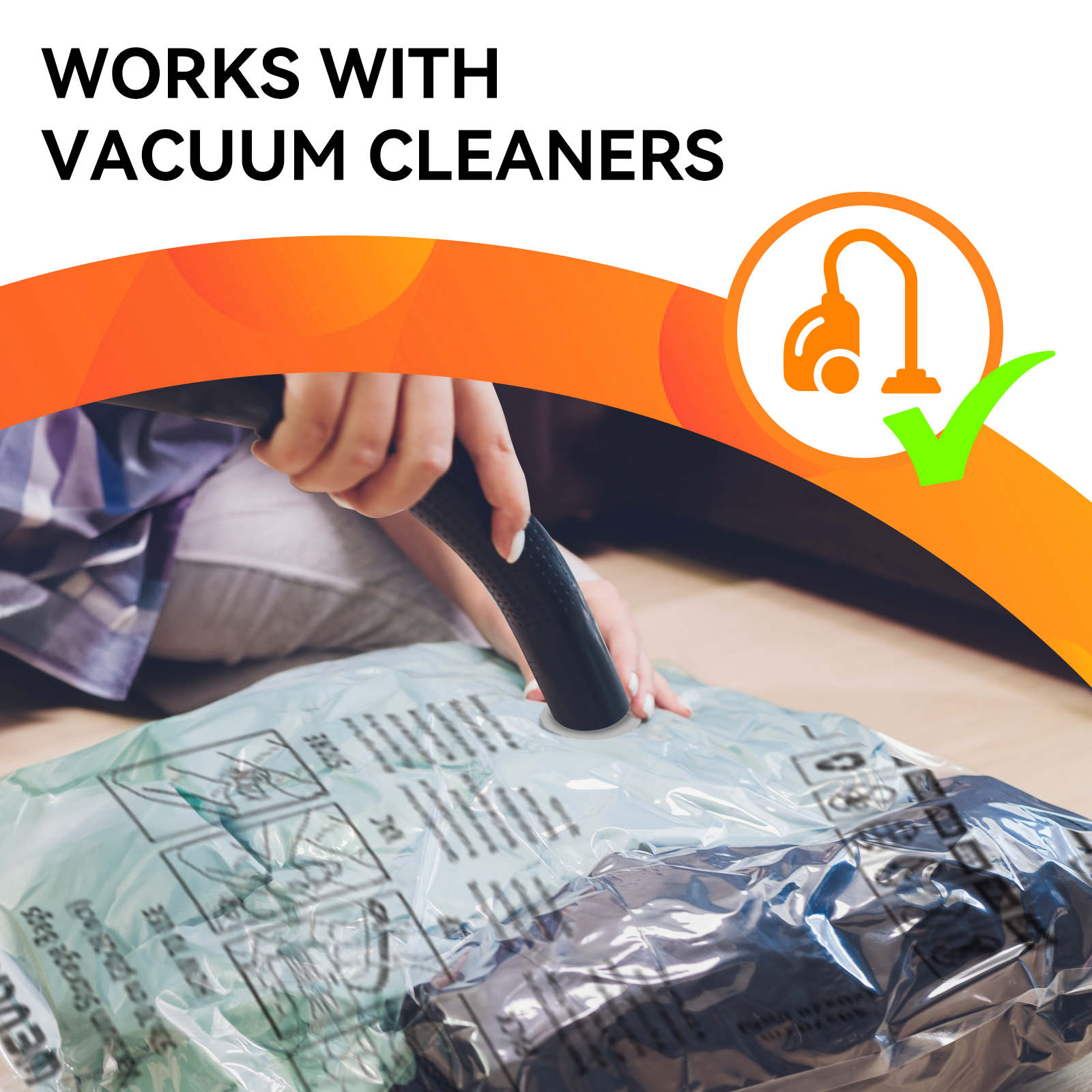 9 Vacuum Storage Bags Combo (3 Jumbo, 3 Large, 3 Medium) - 2nd Gen