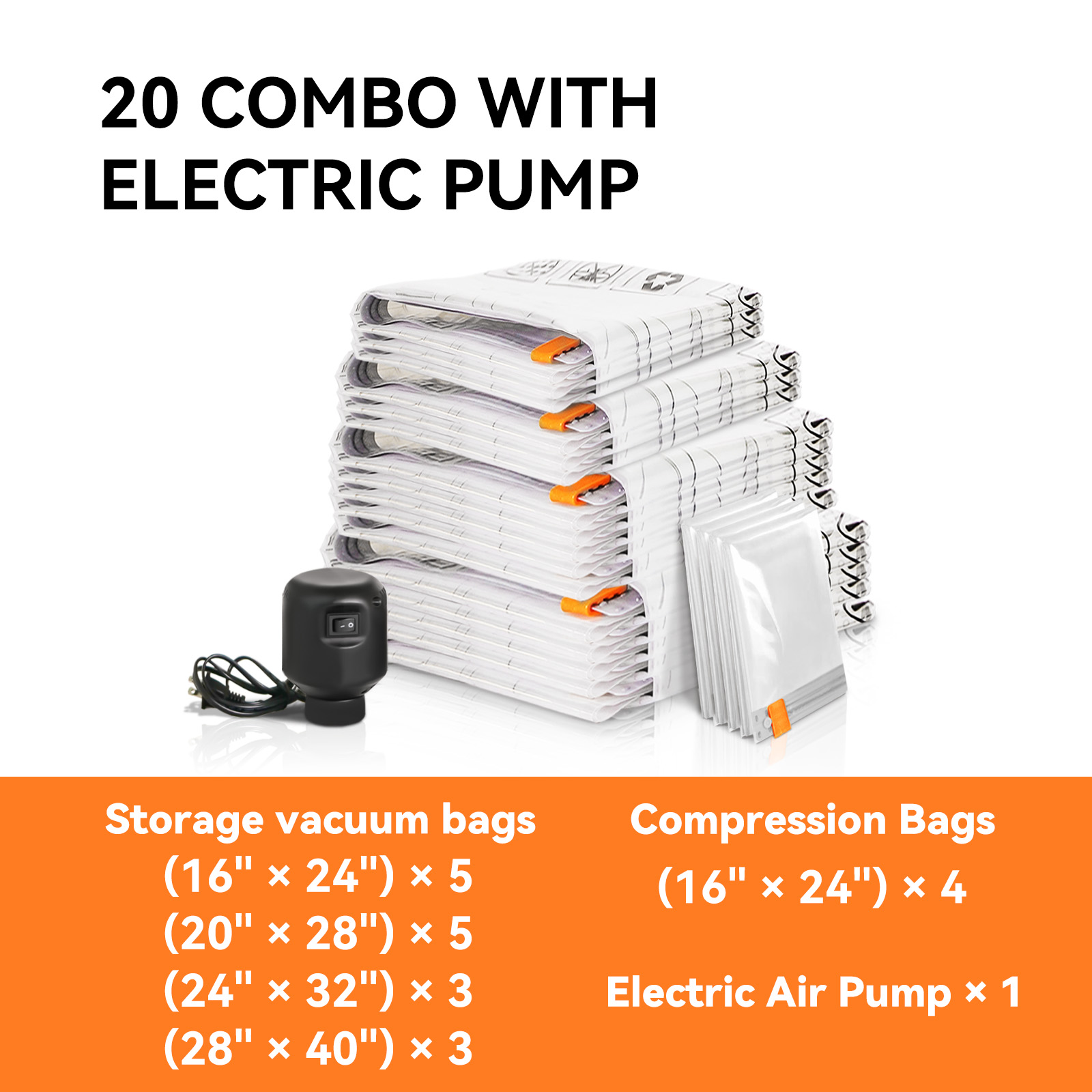 2nd Gen Vacuum Storage Bags - FBW