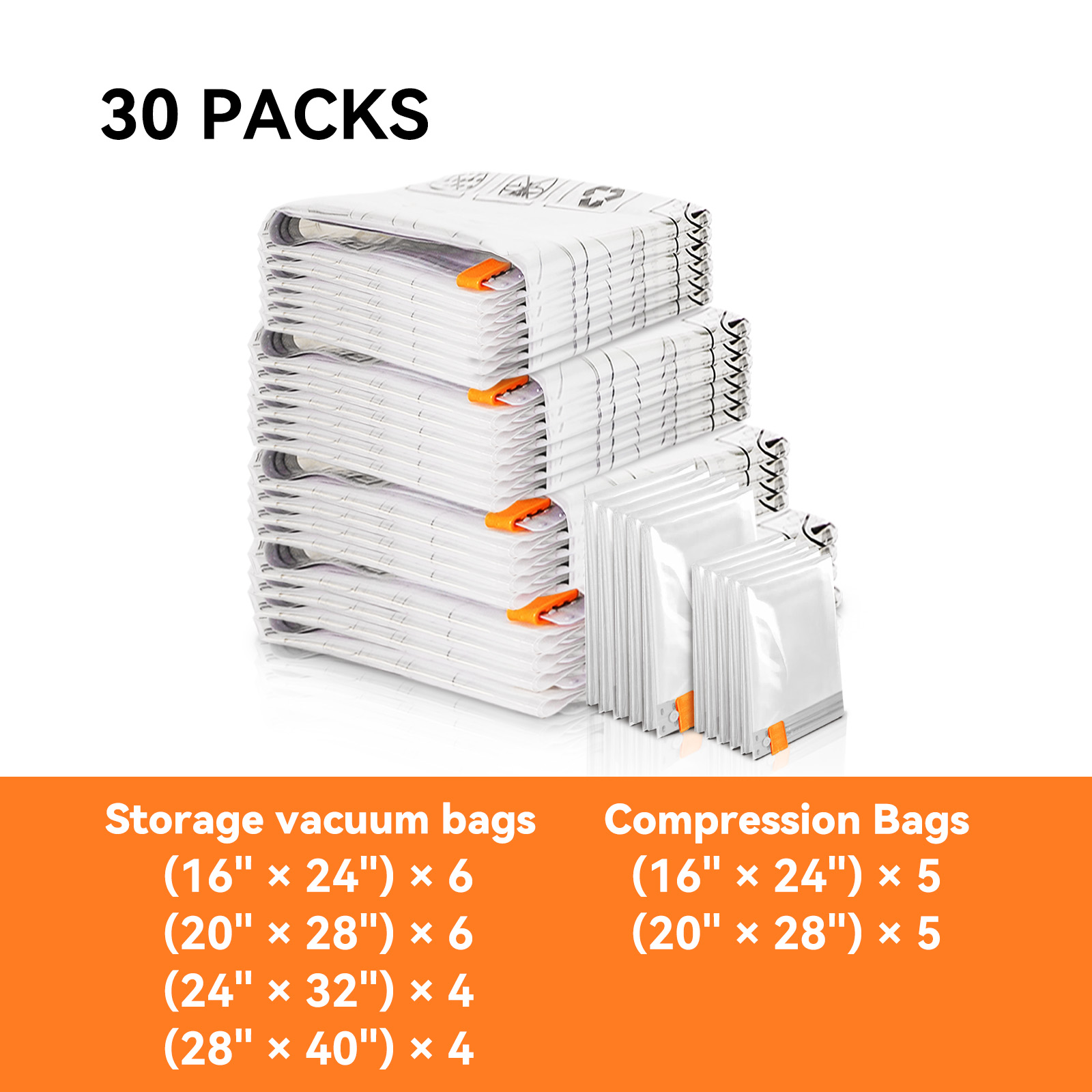 2nd Gen Vacuum Storage Bags - FBW