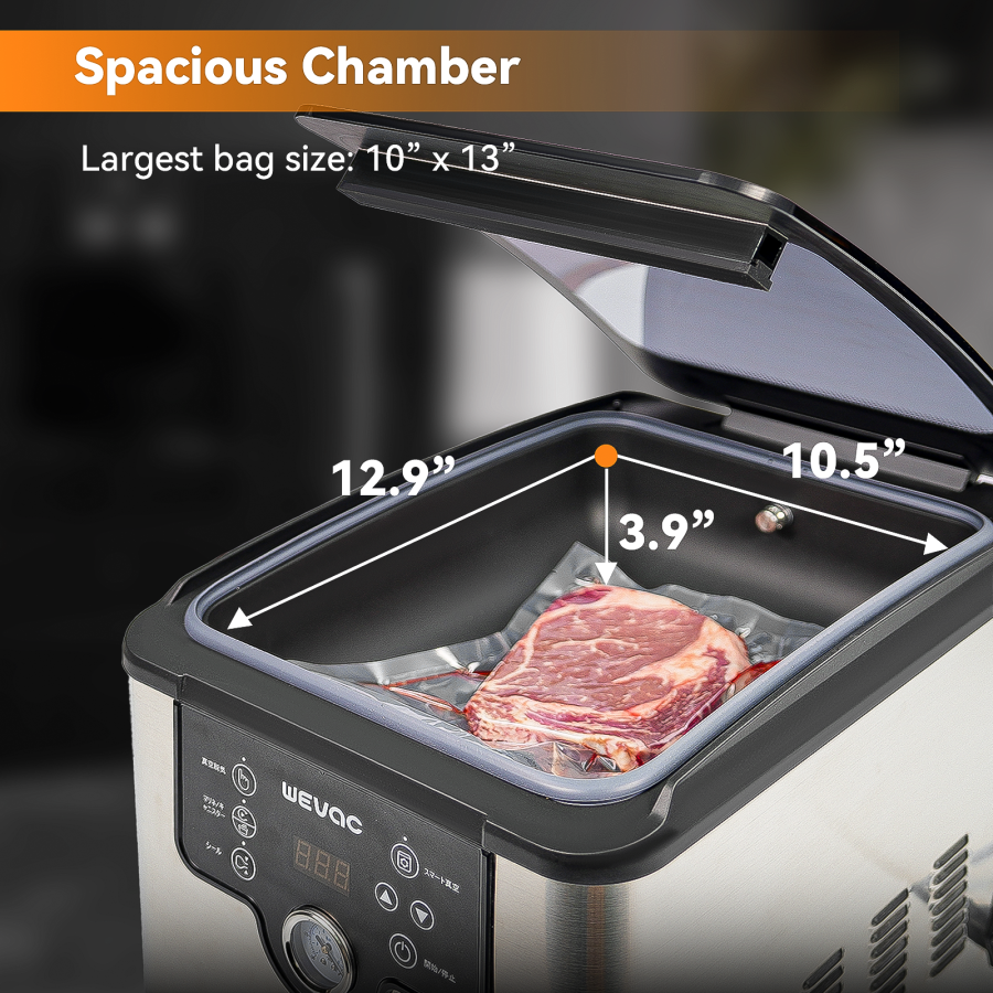 CV10 Turbo Chamber Vacuum Sealer (Oil Pump)Wevac