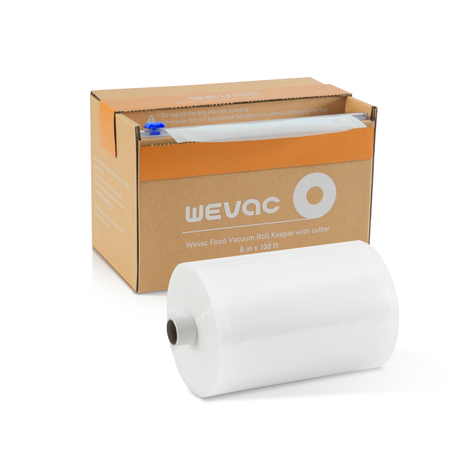 8” x 130’ Cutter Bag Roll - 2.5 Mil